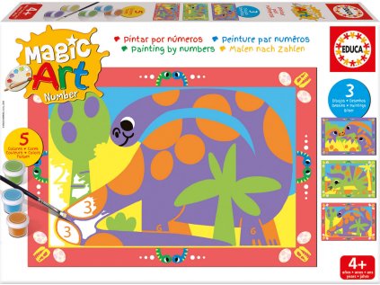 malovani podle cisel dinosaurus 255508