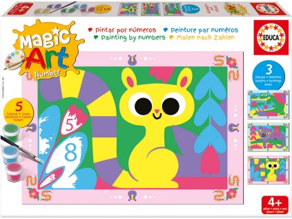 malovani podle cisel dzungle 255509