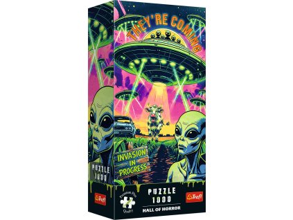 TREFL Puzzle Premium Plus Hall of Horror: UFO 1000 dílků