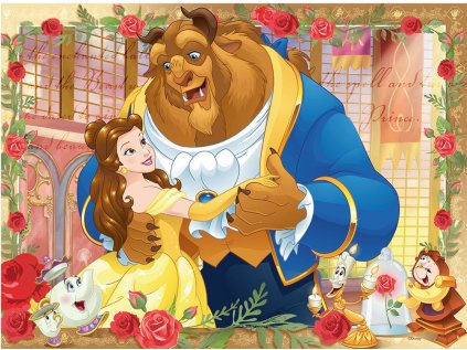 RAVENSBURGER Puzzle Kráska a zvíře XXL 100 dílků