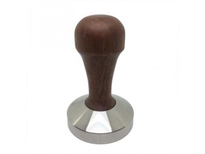 Tamper Kaffia 58mm flat walnut