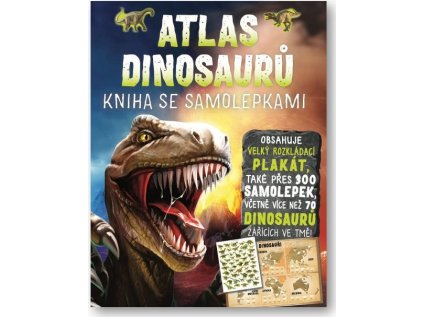 Svojtka & Co. Atlas dinosaurů Kniha se samolepkami