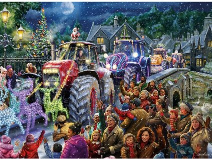 GIBSONS Puzzle Farmářské Vánoce XL 500 dílků