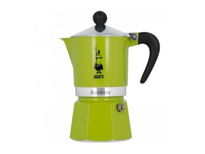 Moka pot Bialetti Rainbow 3 cups green