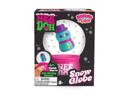 Schylling NeeDoh Vianočná snehová guľa stláčajúca