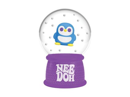 Schylling NeeDoh Vianočná snehová guľa stláčajúca