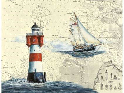 RAVENSBURGER Puzzle Romantický maják 2000 dílků