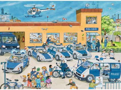 RAVENSBURGER Puzzle Policejní stanice XXL 100 dílků