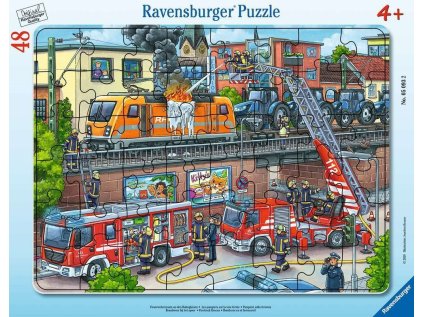 RAVENSBURGER Puzzle Hasiči v akci 48 dílků