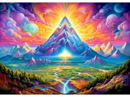 puzzle pyramidy v lesich 1000 dilku 216896