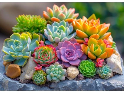 puzzle sukulenty 1000 dilku 242845