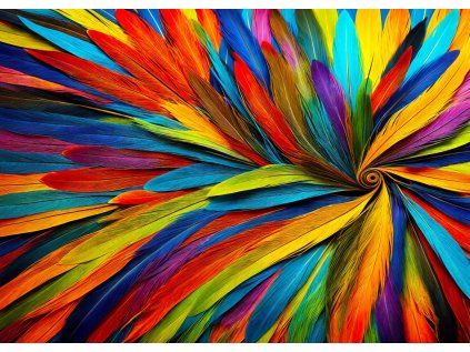 puzzle barevne peri 1000 dilku 216573