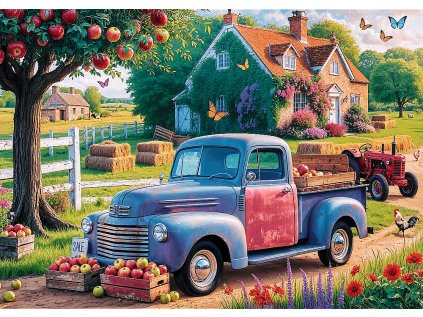 TREFL Puzzle Premium Plus Tea Time: Farmářovo auto 500 dílků