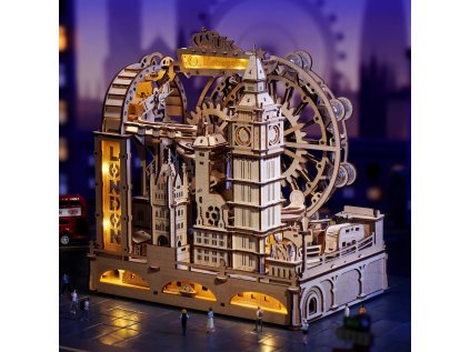 RoboTime 3D mechanická skladačka guličkovej dráhy Londýn