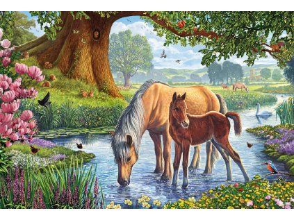 puzzle kone v rece 150 dilku 165376