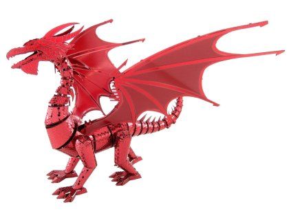 3d puzzle cerveny drak iconx 53108