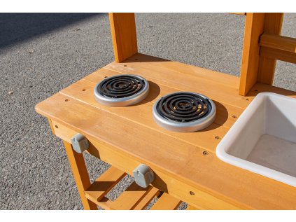 2Kids Toys Drevená záhradná kuchynka s drezom