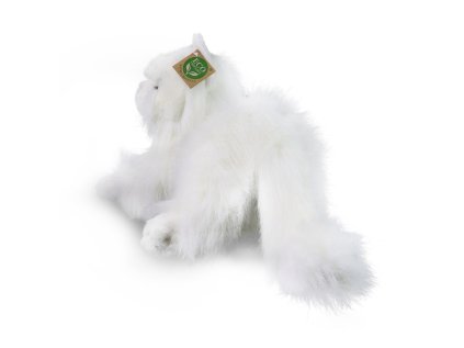 Rappa Plyšová mačka perzská biela 30 cm ECO-FRIENDLY