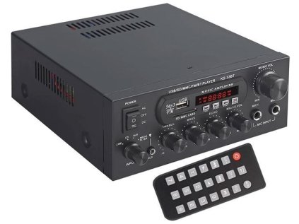 Zosilňovač, rádio, bluetooth, prehrávač MP3 KS-33BT
