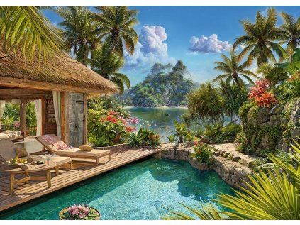puzzle prazdniny v tropech 2000 dilku 243295