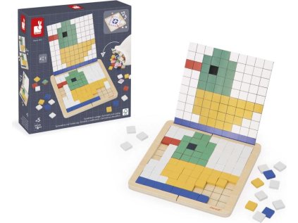 JANOD Dřevěná mozaika Symterie a kódování