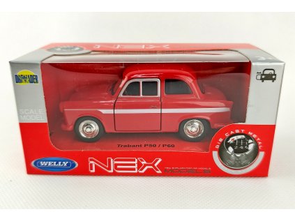 Welly Trabant P50 / P60 model 1:34 červený