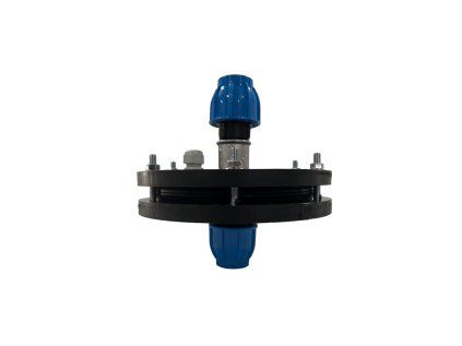 Plastic Hermetic Borehole Well Cap 140/1" with Connection