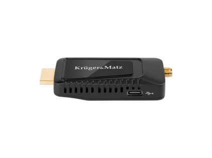 Mini tuner DVB-T2 HEVC na HDMI KRUGER & MATZ KM9998