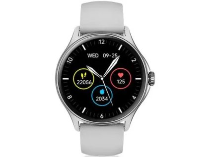 Niceboy Watch Pixel 2 strieborná / Chytré hodinky / 1.38 "IPS / IP67 / BT 5.3