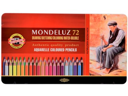 KOH-I-NOOR Akvarelové pastelky Mondeluz 3727 - 72ks