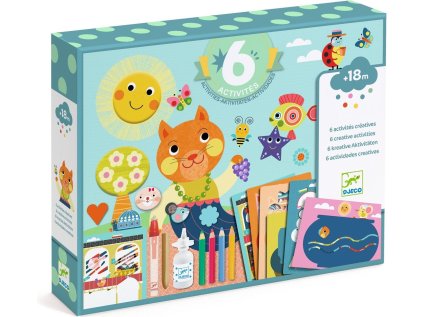 DJECO Výtvarná sada Kocour a kamarádi
