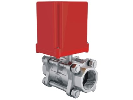 Digitálny odkalovací guľový ventil 1" s časovačom, nerez