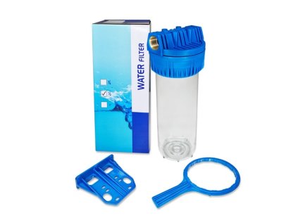 Priehľadný potrubný filter 1/2" - kompletná sada