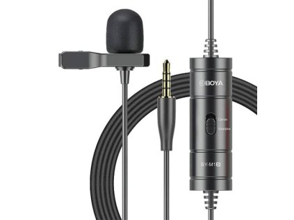BOYA Microphone Wired BY-M1S Omnidirectional, (3.5mm connector) Black EU
