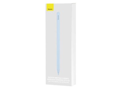 Baseus Tablet Tool Active Stylus Pen Smooth Wtiting 2 Wireless Charging with LED Indicator + Active Replaceable Tip for iPad, Blue (SXBC060103)