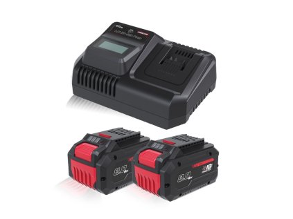 AKCIA! 2x8Ah akumulátory + Rýchlonabíjačka LG 18-80 Pro