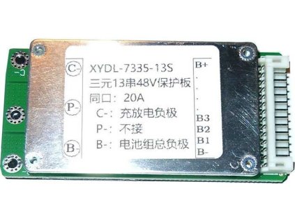 Ochranný obvod a balancér pre 13 Li-Ion článkov 3,7V prúd do 20A