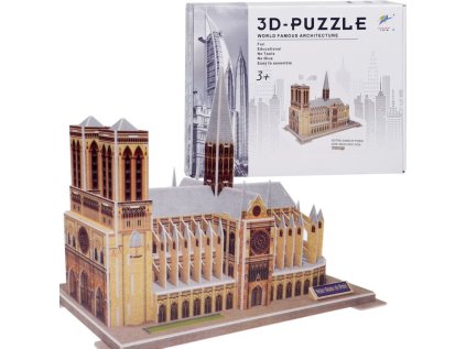 JOKOMISIADA 3D puzzle Katedrála Notre Dame, Paříž 77 dílků