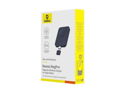 Baseus Wireless Inductive Charger MagPro Series for Apple Watch, 2.5W, Black EU (P10264106123-00)