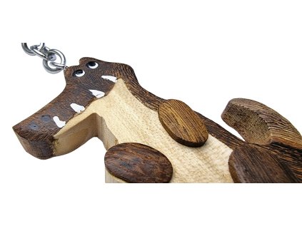2Kids Toys Drevená kľúčenka veľká Krokodíl