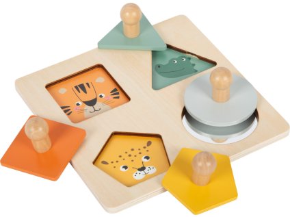 small foot Drevené Montessori puzzle