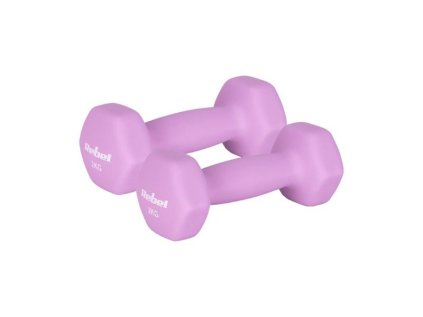 Sada liatinových a neoprénových činiek HEX REBEL RBA-2330-2 2x2kg