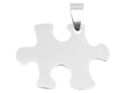 Ocelový přívěsek Puzzle (pravý)