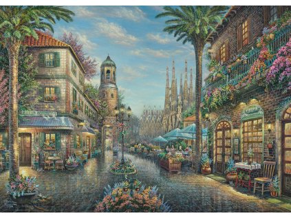 SCHMIDT Puzzle Španělská kavárna 1000 dílků