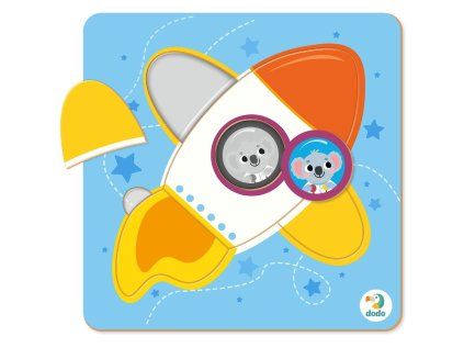 puzzle raketa 5 dilku 150035
