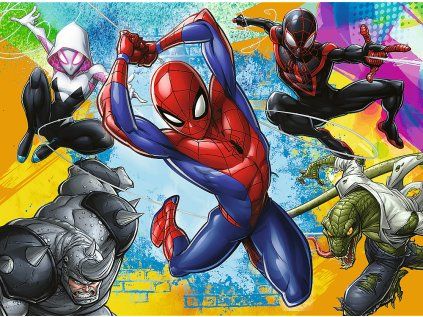 puzzle spiderman barvy 30 dilku 229176