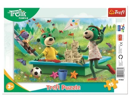 Puzzle Treflíci 15 dílků