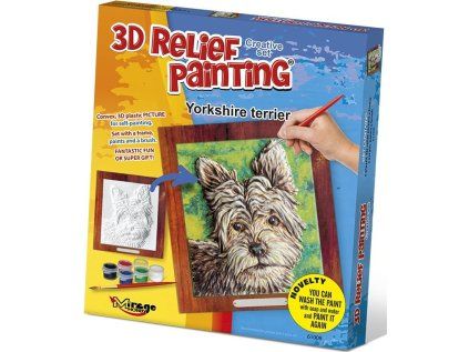 3d reliefni obrazek jorksirsky terier 132236