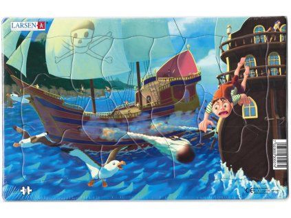 puzzle piratska bitva 15 dilku 48992
