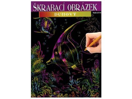 skrabaci obrazek duhovy rybky 32003